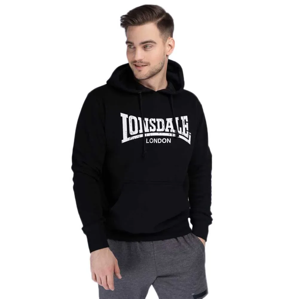 Sweat à Capuche Wolterton Black / White 2XL - Lonsdale - FashionsVida