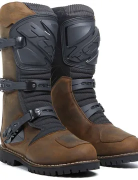 Stivali Moto Touring Adventure DRIFTER WP Marrone Vintag taglia 41 - TCX - FashionsVida