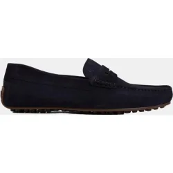 Mocasin driver de hombre de ante con antifaz