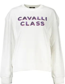 Damen Langarm-Sweatshirt Weiß QXT67A-CF062_BIANCO_00053