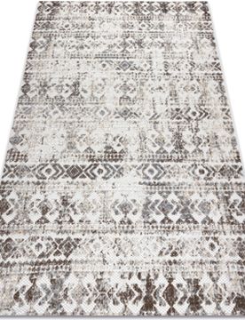 Teppiche Teppich Strukturell Sole D3732 Aztekisch, Diamante 120x170 Cm 120x170 Cm