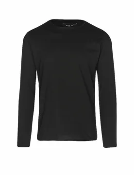 Camiseta de manga larga negro L - Replay - FashionsVida