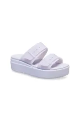 Female Brooklyn Buckle Low Wedge - - Size: 7