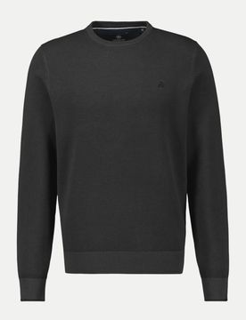 Regular-Fit Strickpullover Schwarz XXL