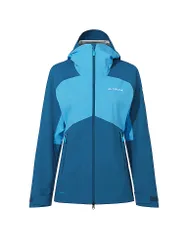Chaqueta de senderismo para mujer Simony 2.5L con capucha azul oscuro 36