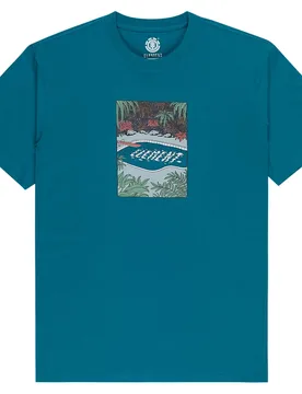 T-shirt à Manches Courtes Poolside Mallard Blue S - Element - FashionsVida