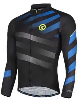 Maglia A Maniche Lunghe Rival Black / Blue - Kellys - FashionsVida
