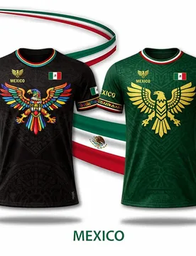 Mexico Retro Print Sports Jersey Mexican Flag Graphic Fashion Football T-shirt Summer Unisex Breathable Quick-drying Casual Tops - Aliexpress - FashionsVida
