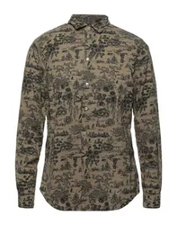 Hemd Herren Khaki 39 Herren
