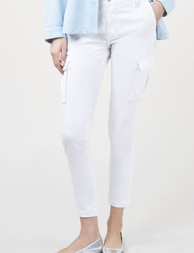 Cargo slim tapered - summer white female