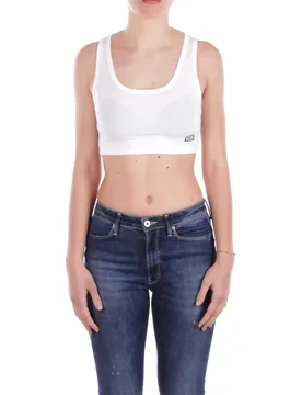 Donna top b1ew2811uw1 10 essentials mini top white - Gcds - FashionsVida