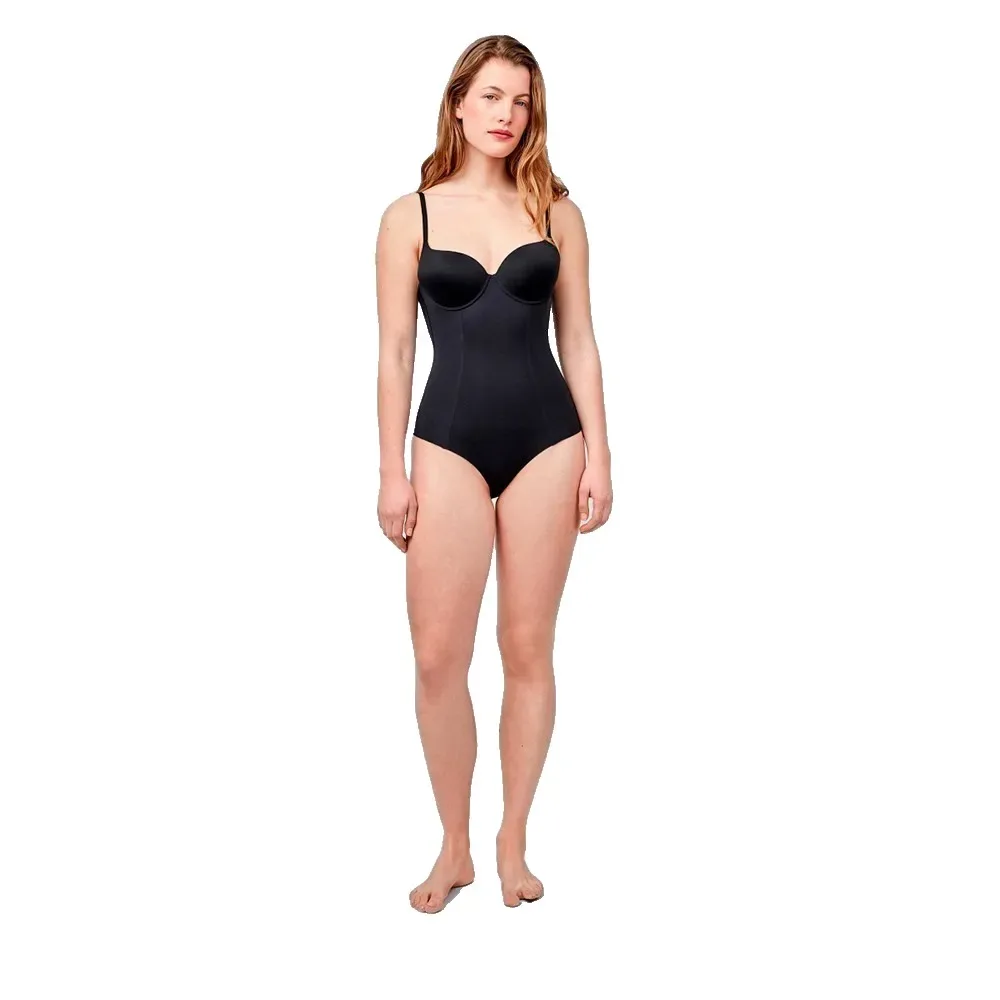 Corps Sans Manches Open Back Black 100 - GISELA - FashionsVida