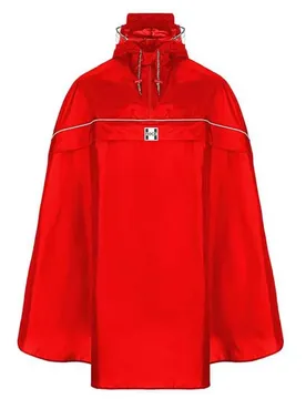 Poncho Impermeabile Rain Stop Red
