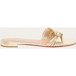 Santoni - Sandalias planas de piel