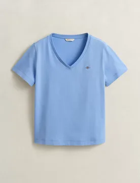 REG SHIELD SS V-NECK T-SHIRT female - L - FashionsVida