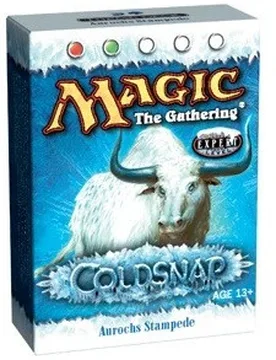 Coldsnap Theme Deck - Aurochs Stampede Coldsnap - Magic: The Gathering - FashionsVida