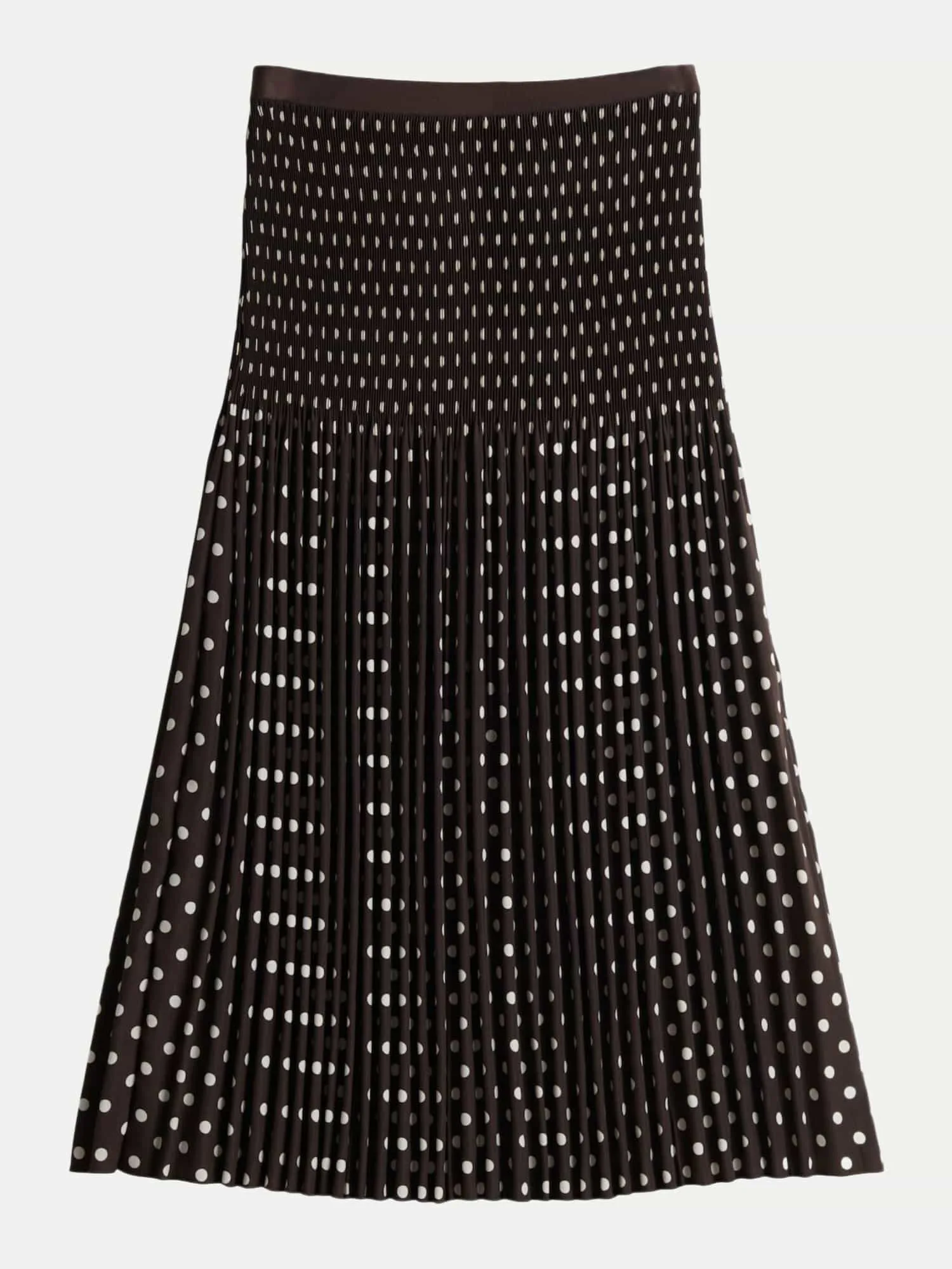 Bedruckter Plisseerock mit Komfortbund Schwarz 38 - Opus - FashionsVida