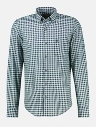 Regular-Fit Freizeithemd mit Karo-Muster Blau XXXL