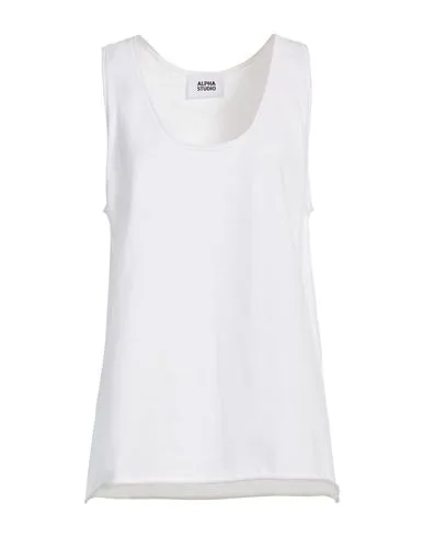 Camiseta de tirantes Mujer Hueso 38 Mujer - ALPHA - FashionsVida