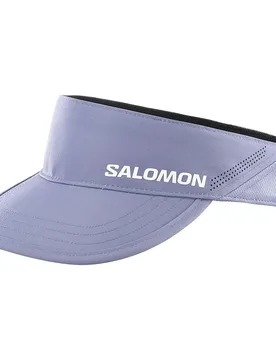 Shkout Visor Blue Granite One Size Men,Women - Salomon - FashionsVida
