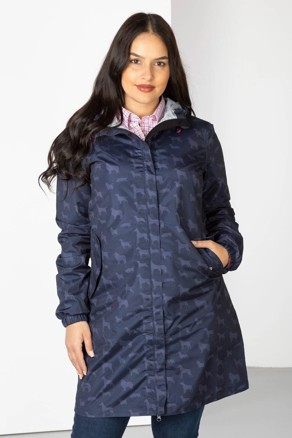 Womens 3/4 Length Waterproof Jacket - - Size: 8 - Rydale - FashionsVida