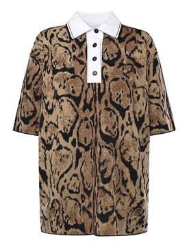 Polo Leopardata Delle Nuvole