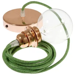 Cables Lampe Suspendue Pendel Pour Abat-jour Rx08 2 M Bronte / Copper One Size