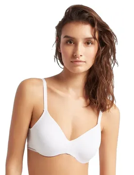 Reggiseno Full Cup Without Foam Recycled Microfiber White 100