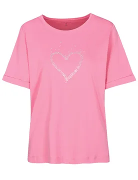 T-Shirt, Rundhals, 1/2-Arm female - 44 - FashionsVida