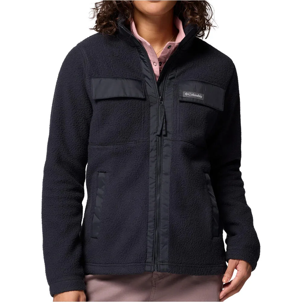 Juniper peak forro polar mujer Negro (M) - Columbia - FashionsVida