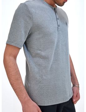 T-Shirt GOKNIT Grigia Piquet S