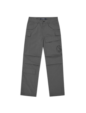 Multi Pocket Cargo Pants - Charcoal