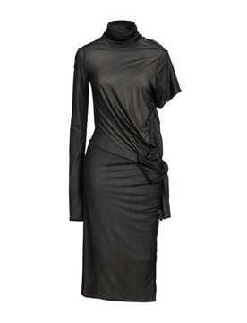 Vestido midi Mujer Negro 32,34,36,38 Mujer