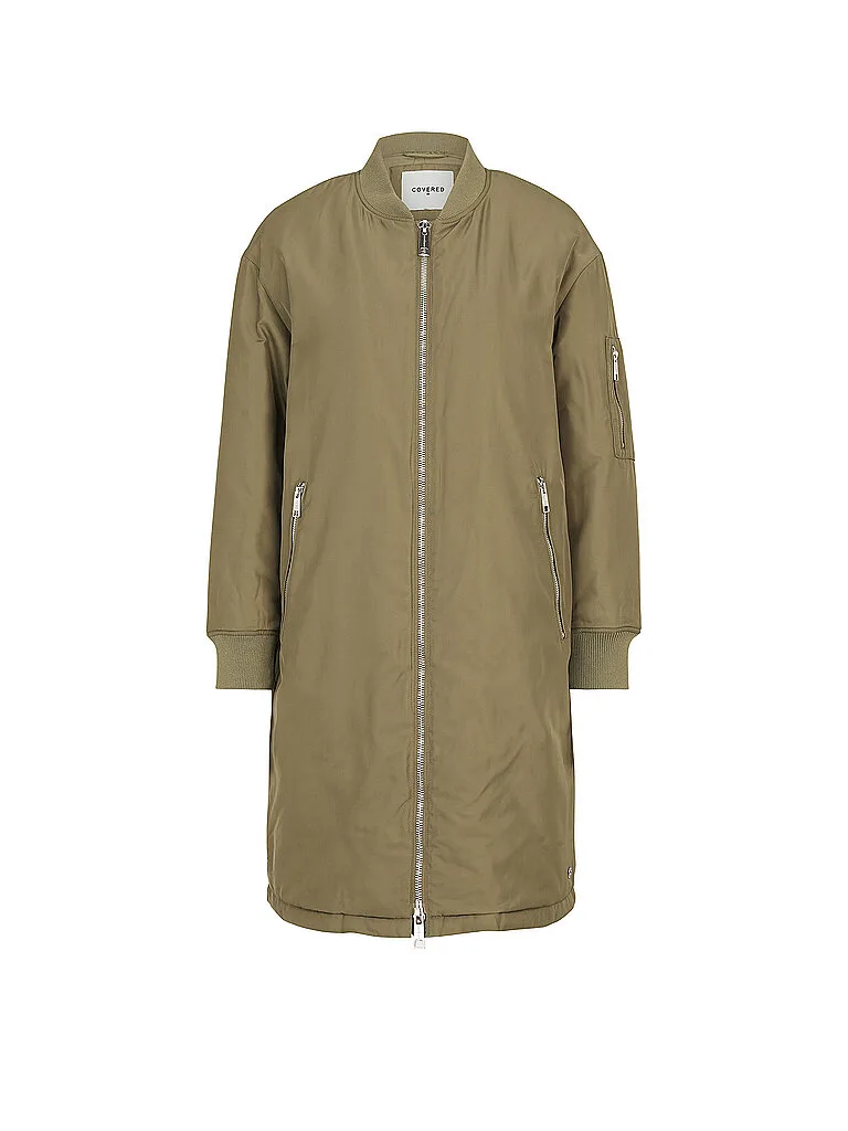 Steppmantel BELLA2 olive S damen - COVERED - FashionsVida