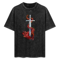 The Dragon Reborn & Callandor- Wheel of Time T-Shirt Functional Casual Short Sleeve Tee
