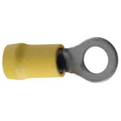 Insulated Ring Terminal 100 Units Yellow 4 mm unisex