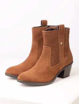 Whenby Womens Western Ankle Suede Boots - - Size: 3 - Rydale - FashionsVida