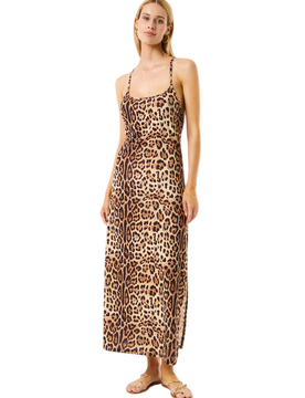 GIVENESS abito donna leopardato