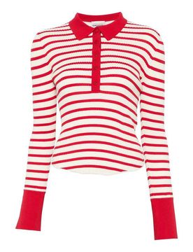 Polo in cotone rigato Aida