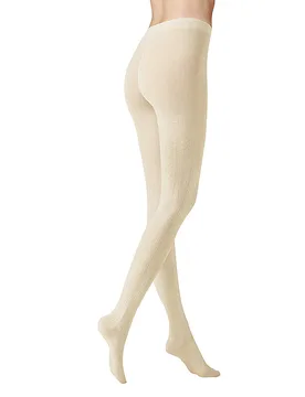 Strickstrumpfhose WINTER DREAMS winterweiss creme S damen - KUNERT - FashionsVida