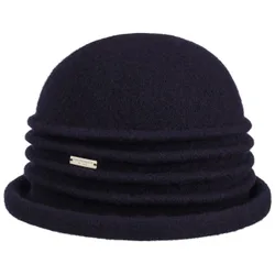 Rikke Milled Wool Hat by - navy - Damen - Size: One Size