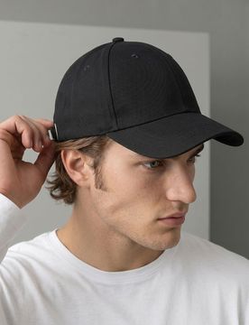 Cappellino da baseball in cotone - nero
