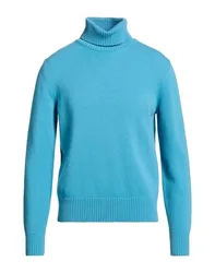 Rollkragenpullover Herren Azurblau 50,52,54,58 Herren