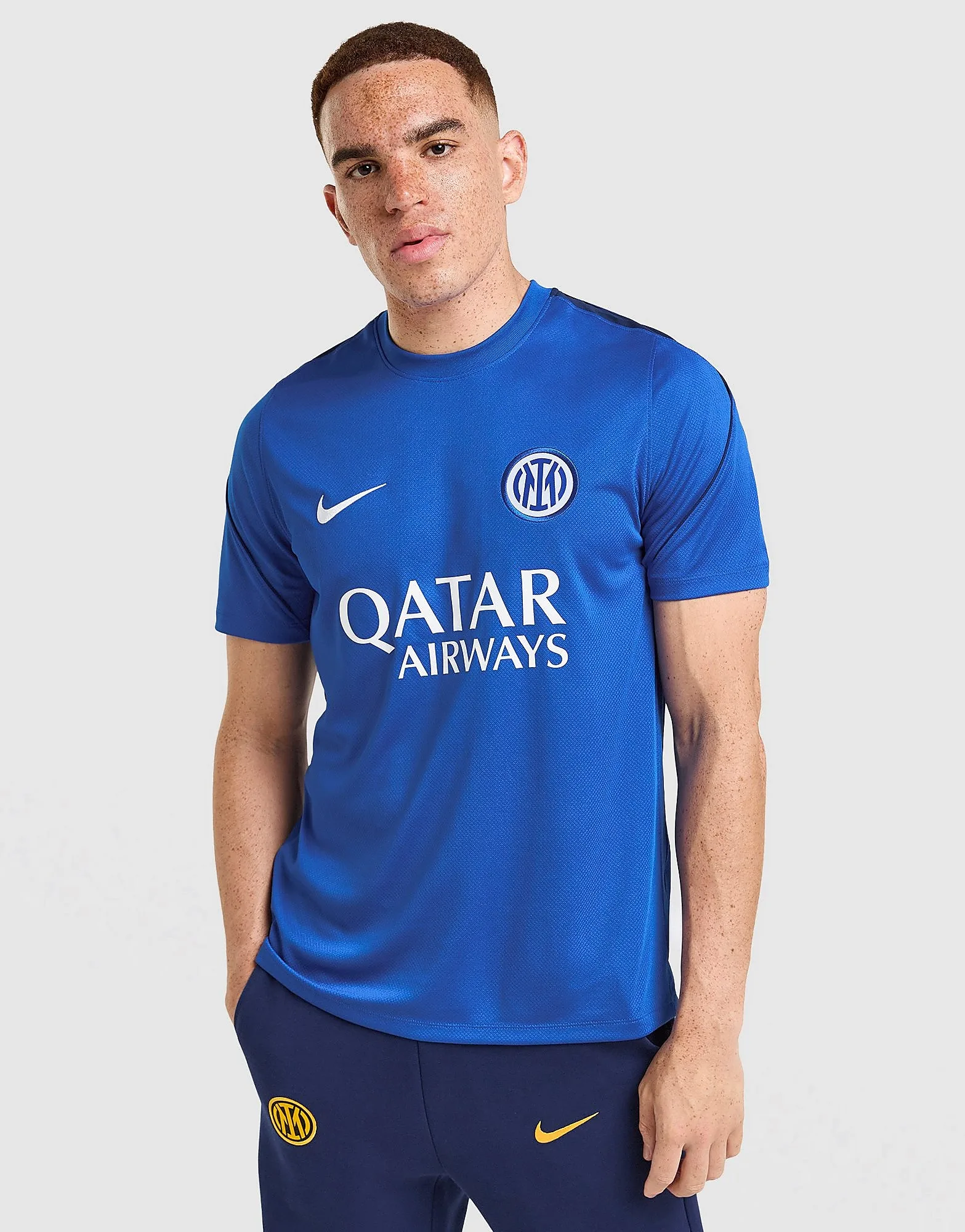 Mens Inter Milan Strike T-Shirt - Blu, blu blu Uomo taglia S - Nike - FashionsVida
