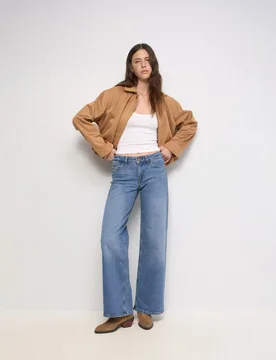 Vaqueros low rise wide leg de mujer - Salsa Jeans - FashionsVida