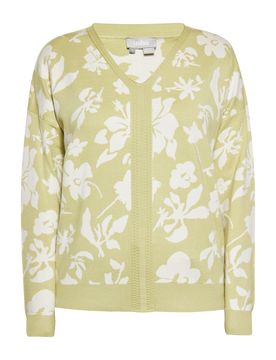 Usha Jersey verde claro / blanco