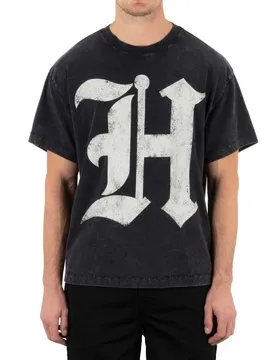 T-shirt à Manches Courtes Big H Black XL
