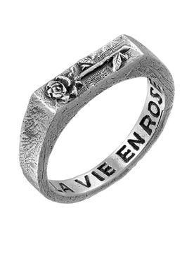 Haze&Glory Anillo 'Rose' plata