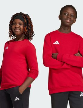 Maglia Entrada26 Sweat Bambini 11-12A Team Power Red 2 / White