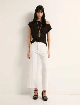 Sfera - Jeans tobillero culotte - Sfera - FashionsVida